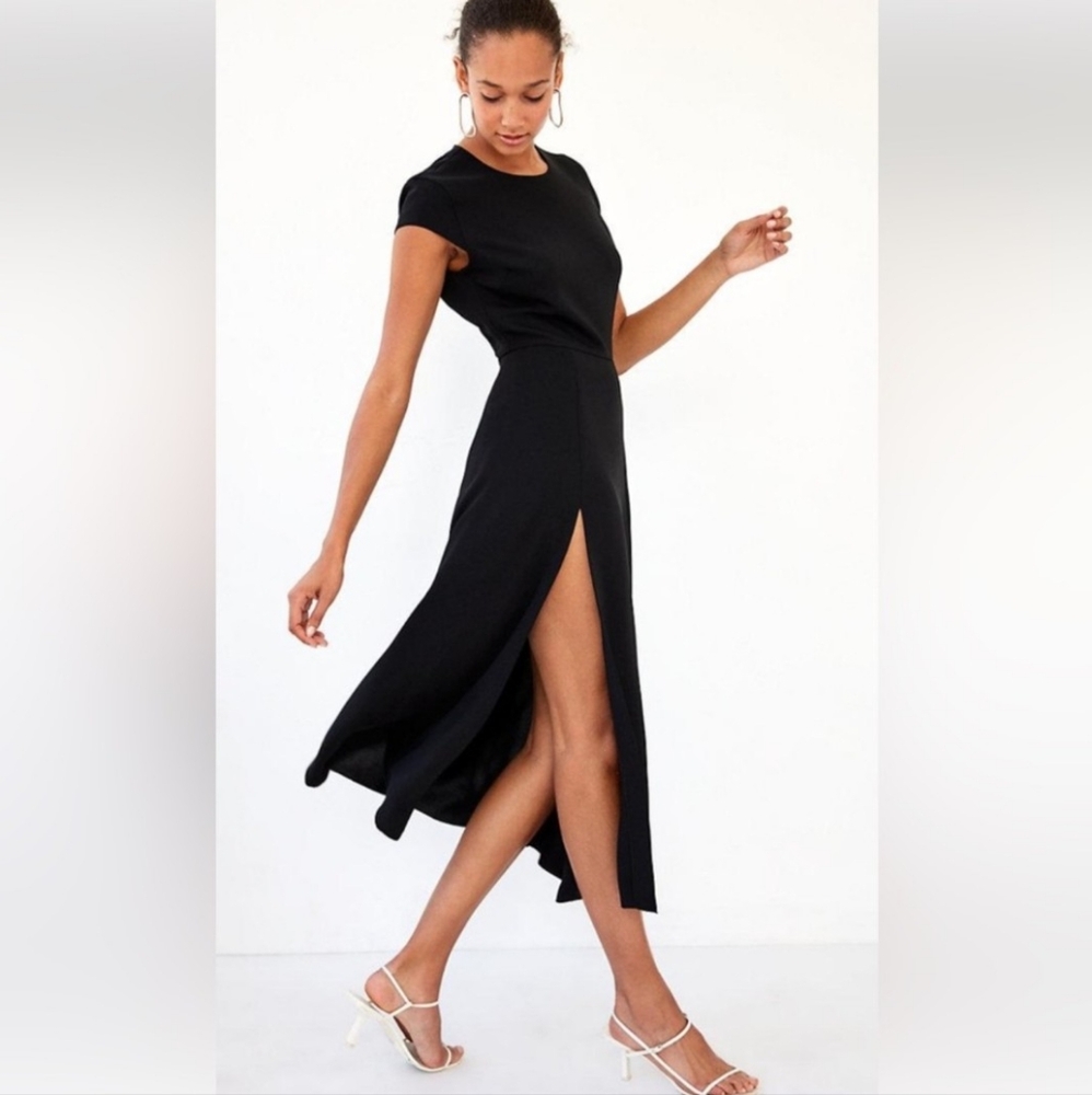 Aritzia Babaton Hamptons Dress (Black, 4)